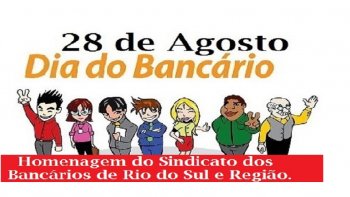 PARABENS A TODOS OS BANCARIOS E BANCARIAS PELO SEU DIA