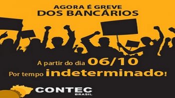 BANCRIOS SE PREPARAM PARA GREVE NESTA TERA-FEIRA (06/10)