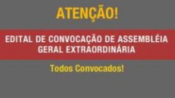 SINDICATO CONVOCA TODOS OS BANCRIOS PARA ASSEMBLEIA DIA 23, TERA FEIRA