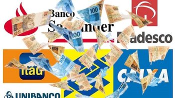 CINCO MAIORES BANCOS LUCRARAM R$ 106,7 BI EM 2022. UMA ALTA DE 2,5% EM 12 MESES