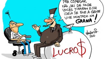 BANCOS LUCRAM ALTO, MAS FALAM DE CRISE