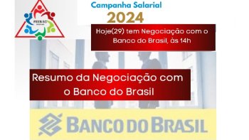 RESUMO DAS NEGOCIAES COM O BANCO DO BRASIL