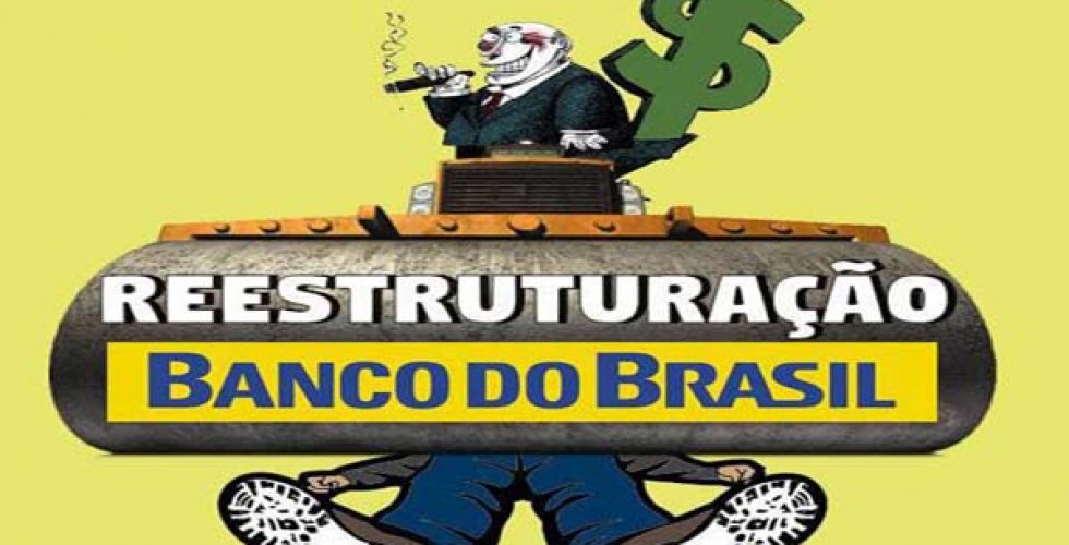 SindicarioNET - Bancários protestam contra reestruturação do Banco do Brasil