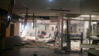 CRIMINOSOS EXPLODEM CAIXAS ELETRNICOS EM SANTA CECLIA, NA SERRA CATARINENSE