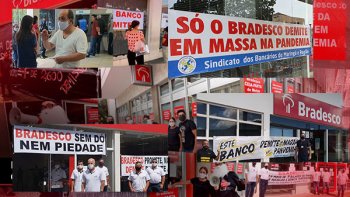 MANIFESTAES PELO BRASIL DENUNCIAM DEMISSES EM MASSA PELO BRADESCO