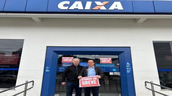 CAIXA ECON�MICA FEDERAL CONTINUA EM GREVE
