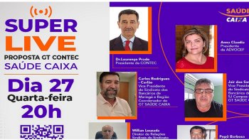 NA PRXIMA QUARTA- FEIRA(27/10) , TEM LIVE DO GT CONTEC ,SOBRE A PROPOSTA DO SADE CAIXA