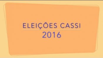 ELEIES CASSI 2016 AT NO DIA 22/04/2016.