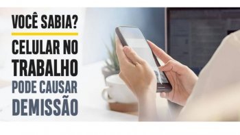 BANCRIO NO UTILIZE O CELULAR PARTICULAR PARA O TRABALHO