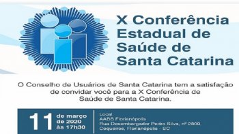 CONFERENCIA DE SAUDE DA CASSI SC SER NO DIA 11 DE MARO   