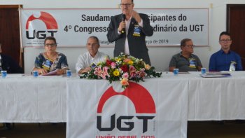 UGT REALIZA O 4 CONGRESSO ESTADUAL ENCONTRO ACONTECEU NO DIA 28 DE MARO, NO STIVESTURIO, EM JARAGU DO SUL