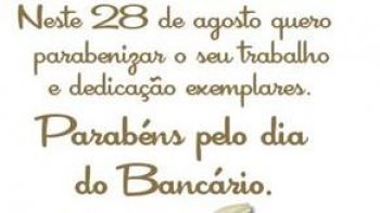 CATEGORIA CELEBRA O DIA DO BANCRIO NO DIA 28