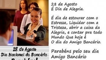 Parabns  todos os bancrios! 28 DE AGOSTO  SEU DIA