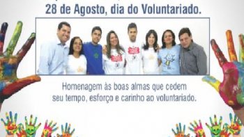 28 DE AGOSTO: DIA NACIONAL DO VOLUNTARIADO