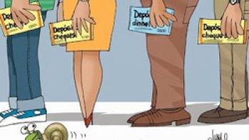 DEMORA EM FILA LEVA BRADESCO A PAGAR INDENIZAO A CLIENTE