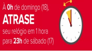 HORRIO DE VERO TERMINA NESTE DOMINGO; MORADORES DE 10 ESTADOS E DF DEVEM ATRASAR O RELGIO EM 1 HORA