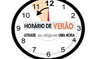 HORRIO DE VERO TERMINA  MEIA NOITE DESTE SBADO 