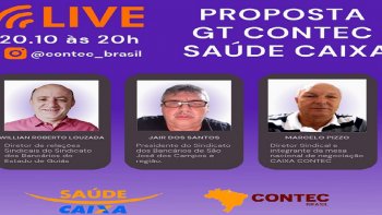 PROPOSTA GT CONTEC SAUDE CAXA  -  Live hoje as 20 Horas