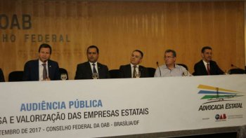 AUDINCIA PBLICA NA OAB DEBATE SITUAO DAS ESTATAIS