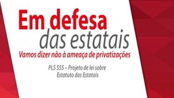 VOTAO DO PLS 555/15 (ESTATUTO DAS ESTATAIS)  ADIADA