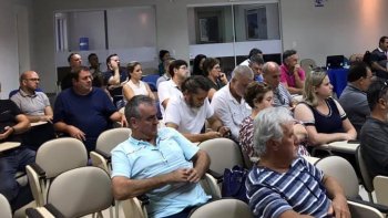 REUNIO PROMOVIDA PELA FEEB SC COM O NEGOCIADOR DA FENABAN DR ADAUTO DE OLIVEIRA DUARTE (05/04/2019