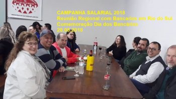 CONVITE PARA REUNIO REGIONAL DOS BANCARIOS EM RIO DO SUL DIA 28 DE AGOSTO