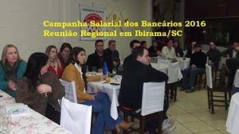 CONVITE -  REUNIO REGIONAL PARA BANCRIOS EM IBIRAMA