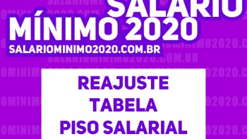 SALRIO MNIMO EM 2020: VEJA O VALOR - ESTADOS