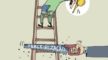 CENTRAIS PEDEM A TEMER QUE VETE PROJETO DA TERCEIRIZAO