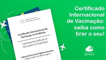 ATENO VIAJANTES  - VACINA E CERTIFICADO INTERNACIONAL  OBRIGATRIO.